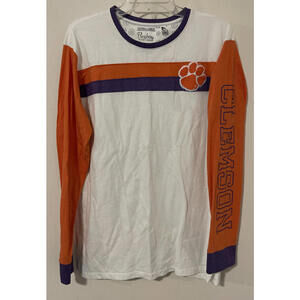 Clemson Tigers Pressbox Adult Unisex XL Long-Sleeved Cotton-Blend Shirt! A1875